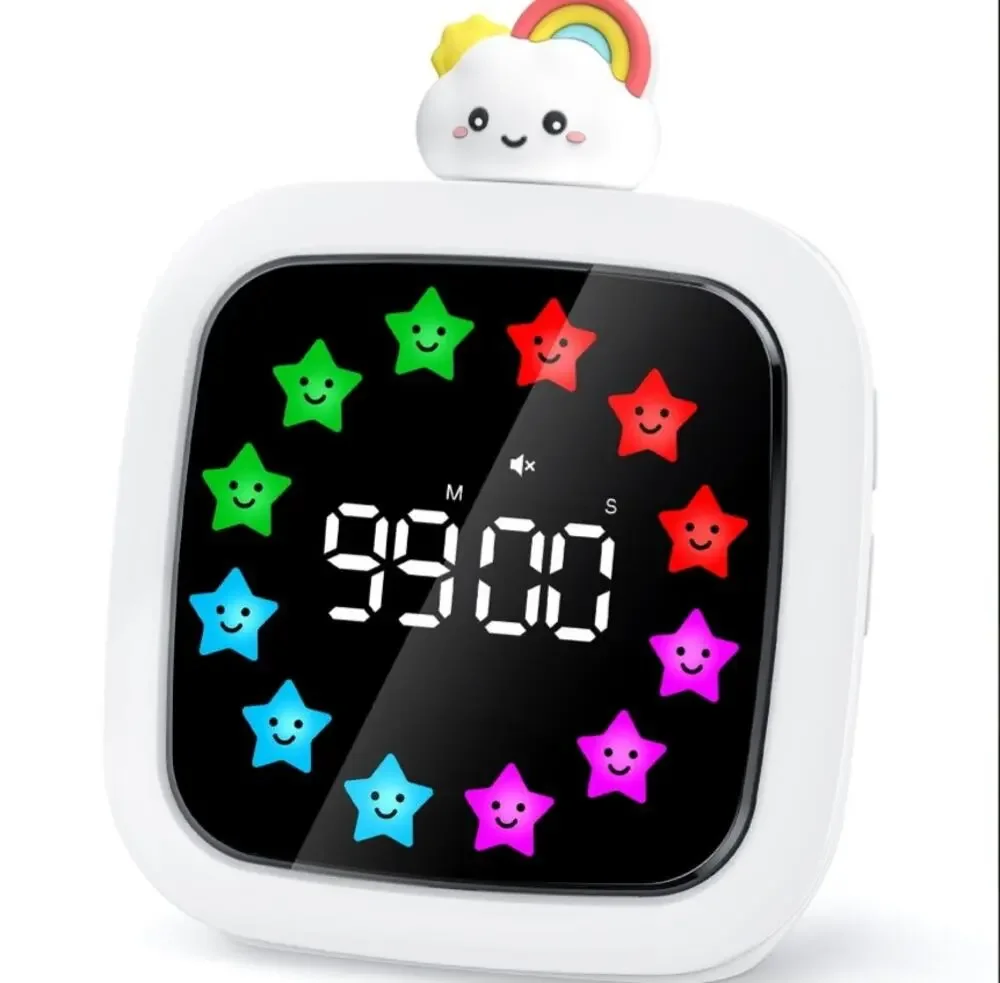 Yunbaoit Digital Visual Timer for Kids 99-Min Countdown Rechargeable ADHD Autism